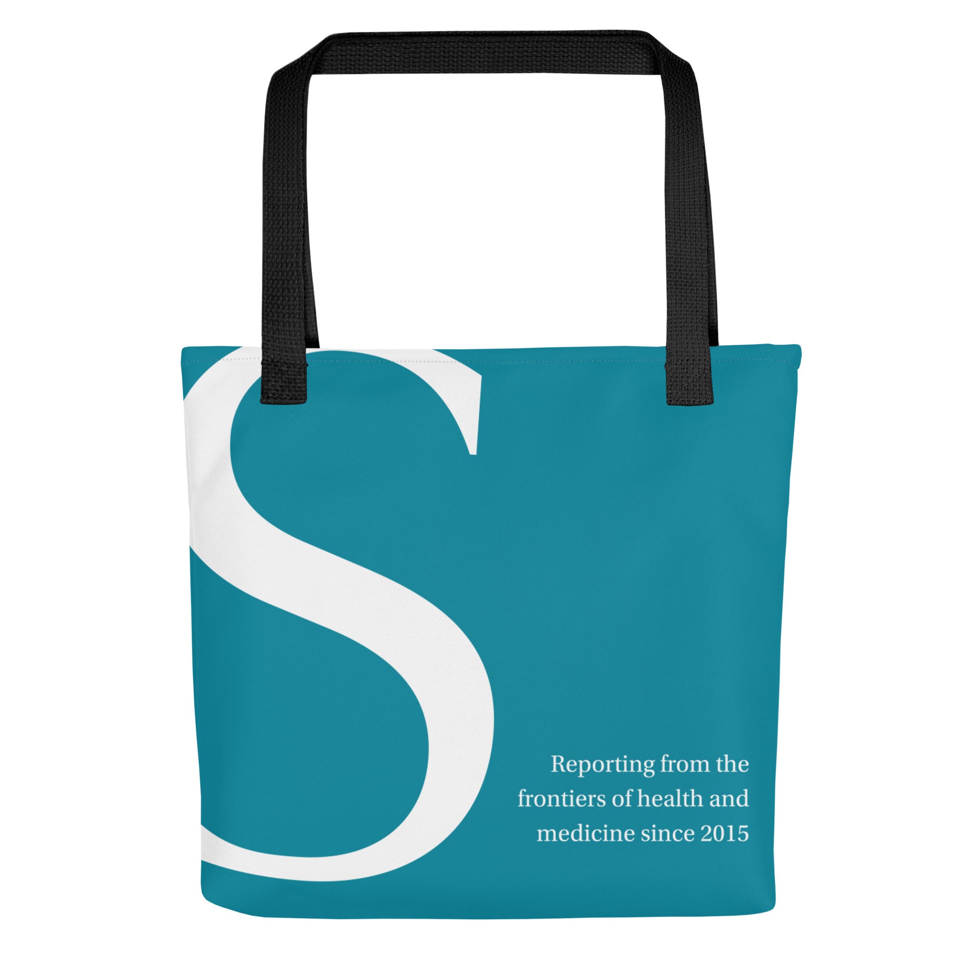 STAT Logo Teal Tote Bag – Boston Globe
